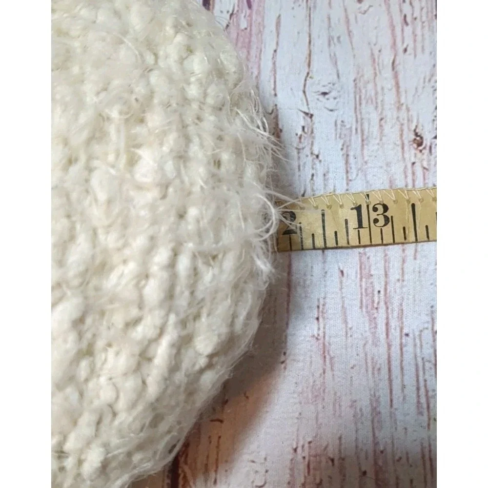 DEMDACO Giving Collection Giving Heart Weighted‎ Pillow Ivory